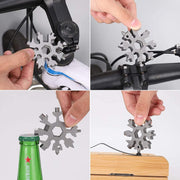 1787 Snowflake Multi-tool Stainless Steel Snowflake Bottle Opener thumbnail 5