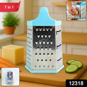 Ritu Heavy-duty 7-in-1 Multipurpose Stainless Steel Hexagonal Grater thumbnail 5