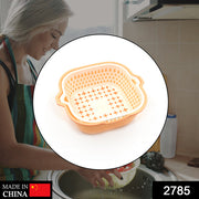 2785 2 In 1 Basket Strainer To Rinse Various Types Of Items Like Fruits Vegetables Etc. thumbnail 7