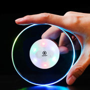 Colorful Led Cocktail Coaster Round Ultra-thin Led Drink Coaster (1 Pc) thumbnail 4