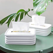 17576 Tissues Holder Silicone Simple Tissue Box Tissues Cylinder Tissues Cube Box Tissue Holder For Bathroom Office Car Bedroom For Bathroom Room Office Car thumbnail 2