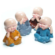 4781 Baby Buddha 4pc And Show Piece Used For House Office And Official Decorations Etc. thumbnail 6