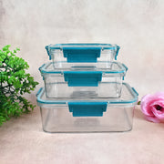 Multipurpose Plastic Containers  Lunch Boxes (3 Pcs Set  1500 750 350 Ml Approx) thumbnail 1
