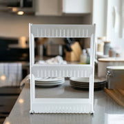 Prexo Multipurpose 3 Layer Kitchen Storage Rack Organizer thumbnail 4