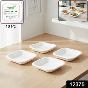 Disposable Square Food Serving Tray Set (10 Pc) thumbnail 7