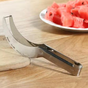10053 3in1 Stainless Steel Watermelon Cantaloupe Slicer Knife Corer Fruit Vegetable Tools Kitchen (1 Pc) thumbnail 6