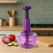 Supermom Manual Push Vegetable Chopper 650 Ml - (1 Pc) thumbnail 2