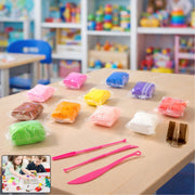 Kids 12 Color Antibacterial Super Clay Set For Creative Play (1 Set) thumbnail 1