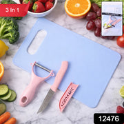 3 In 1 Multipurpose Kitchen Fruit  Vegetable Cutting Board Set thumbnail 7