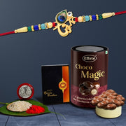 Rakhi (K1_438_em)  Chocolate Magic Rakhi Combo With Card And Chocolate Chocolates Gift Pack Rakhi  Chocolate For Brother Rakhi With Gift Set Of 1 Rakhi thumbnail 1