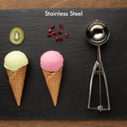 2418  Ice Cream Serving Scoop  Stainless Steel Premium Quality Ice Cream Serving Spoon Scooper With Trigger Release thumbnail 3