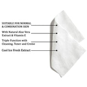 Refreshing Wet Wipes For Face  Facial Cleansing  Refreshing  Skin Hydration Soothing For Skin  Ph Balance  Alcohol Free  Nourishing With Fruit Extract  25 Wipes thumbnail 2