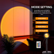 6423 4 Colors Sunset Lamp Sunset Projection Lamp Led Night Lights thumbnail 4