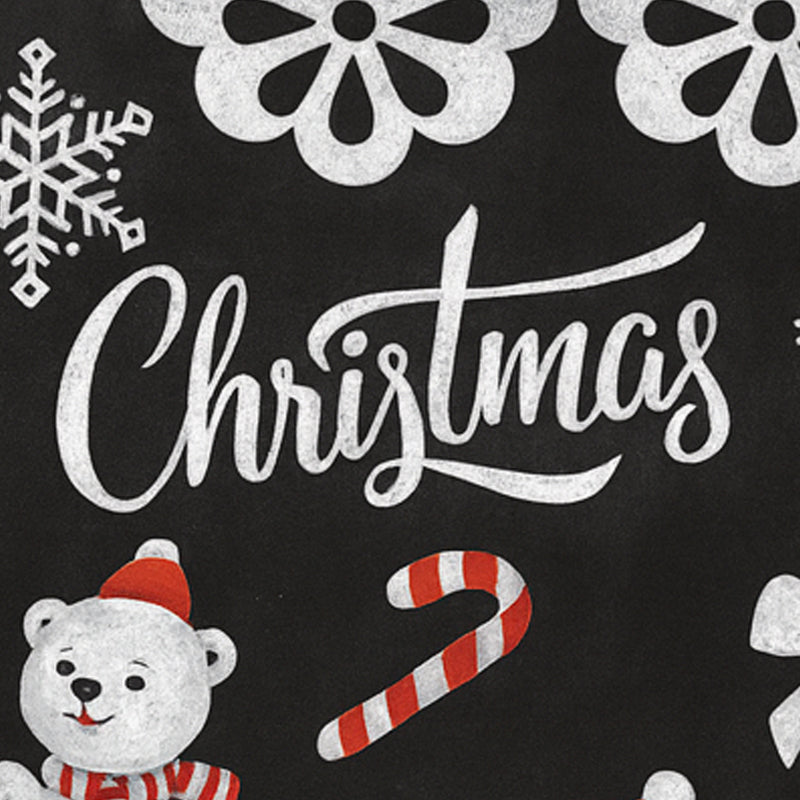 Christmas Theme Decorative Wall Sticker 90x60 Cm  (1 Pc)