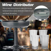 6 Shot Win Glass Dispensers With Tray  6 Pcs Glass thumbnail 2