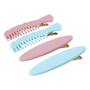 Pastel Comb-style Hair Clip Set (4 Pc) thumbnail 3