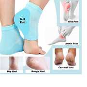 343 Heel Pain Relief Silicone Gel Heel Socks (Multicolor) thumbnail 3