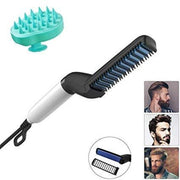 348 Mens Beard And Hair Curling Straightener (Modelling Comb) thumbnail 5
