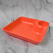 Plastic Plates With Dipping Saucer  Round Dip Part (1 Pc  1816 Cm  1 Pc) thumbnail 5