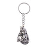 Premium Silver-finish Metal Keychain (1 Pc)