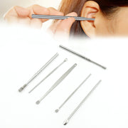1394 6pcs Ear Wax Removal Kit With Keychain Holder  Ear Cleansing Tool Set  Ear Curette Ear Wax Remover Tool For Outdoor Camping Travel Picnic (6 Pc) thumbnail 5