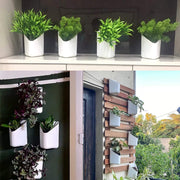 3858 Plastic Vertical Hanging Planter Pot Multicolour thumbnail 3