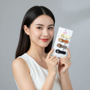 Cute Teddy Bear Decorative Snap Hair Clips Set (4 Pc) thumbnail 2