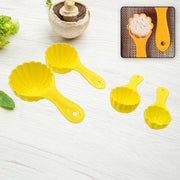 5559 Plastic Kitchen Tool Mould  Ladoo Mould Spoon Ladoo Making Spoon Set For Kitchen Multipurpose Plastic Ladoo Mold For Making Different Variety Of Ladoo (4 Pcs Set) thumbnail 1