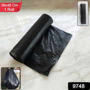 Heavy-duty Black Garbage Bag Roll For Home  Commercial Waste Disposal (1 Roll) thumbnail 7