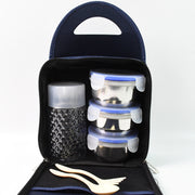 2201 Compact Stainless Steel Airtight Lunch Box Set - 4 Pcs (3 Leakproof Containers And 1 Bottle) thumbnail 4