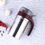 8126 Oil Dispenser Stainless Steel With Small Nozzle 500ml Oil Container. thumbnail 1
