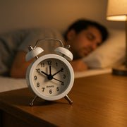 Small Twin-bell Analog Alarm Clock - (1 Pc) thumbnail 5