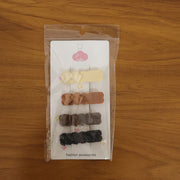 Elegant Bow Design Hair Clips Set (4 Pc) thumbnail 6
