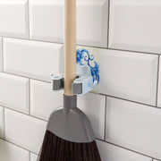 Wall Mounted Mop And Broom Holder Clip (1 Pc) thumbnail 3