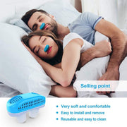 2 In 1 Anti Snoring And Air Purifier Nose Clip Anti Snoring Device (1 Pc  With Plastic Case) thumbnail 4