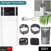 0221 Star Night Light Projector Humidifier For Kids Room Starlight Humidifier Ultrasonic Led Night Light Silent 300ml Dual Mode Mini Humidifier For Home For Office thumbnail 9