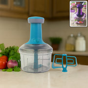 Supermom Premium Manual Push Chopper And Vegetable Cutter (750ml  1 Pc) thumbnail 6