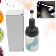 5522 Heat-resistant Condiment Container Seasoning Box Glass Condiment Canisters Pots Bottle With Serving Spoons For Salt Spice Honey Sugar Bbq Resturant Jar Oil Bottle Honey Jar Dispenser Airtight Cap Transparent (1 Pc) thumbnail 5