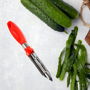 Multipurpose 2-in-1 Stainless Steel Knife  Peeler (1 Pc) thumbnail 6
