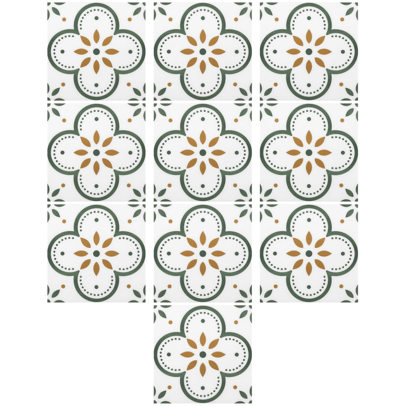 Peel And Stick Floor Tiles Kitchen  Bathroom Backsplash Sticker Detachable Waterproof Diy Tile Stickers For Wall Decoration Tiles Home Decoration (8x8 Inch  10 Pcs Set)