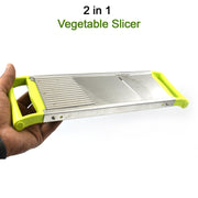 2688 2 In 1 Potato Slicer Used In All Kinds Of Household Kitchen Purposes For Cutting And Slicing Of Potatoes. thumbnail 2
