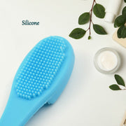 Silicone Makeup Cleaning Tool Finger Wash Face Scrubber Facial Cleansing Brush (1 Pc  Mix Color) thumbnail 3