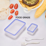 7070 Multipurpose Air Tight 4 Side Lock Food Grade Lunch Box With Small Square Container thumbnail 2