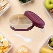 Airtight Food Grade Tiffin Box With 2 In 1 Spoon And 2 Compartment thumbnail 2