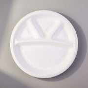 Vegnar 4 Compartment Disposable Food Serving Plate Set (10 Pc) thumbnail 5