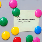 Pink Board Magnets Circular Plastic Buttons (1 Pc) thumbnail 4