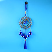 Decorative Om Evil Eye Wind Chime Wall Hanging (1 Pc) thumbnail 4