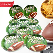 Round Plates Disposable Paper Plates  Happy Birthday Gift (10 Pcs Set  Mix Design) thumbnail 1