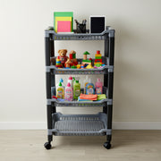 Apex 4-layer Big Multipurpose Plastic Storage Rack thumbnail 2
