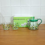 Elegant Glass Tea Pot With Matching Cups Set (1 Set) thumbnail 6